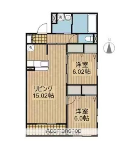 アムールソレオの間取り写真