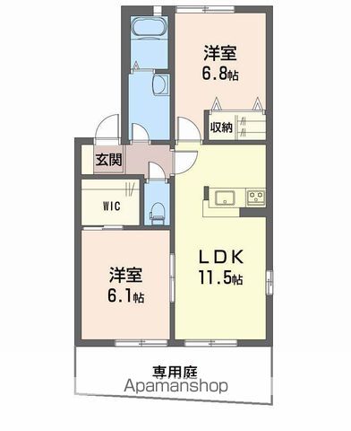 エスベランサ Kの間取り写真