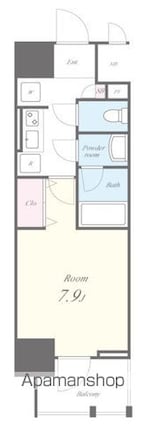 ＲＯＯＴｓ　Ｂｕｎｋｙｏ　Ｏｔｏｗａ[1K/26.53m2]の間取図