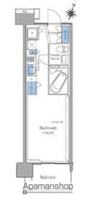 ブランシエスタ王子[1R/27.75m2]の間取図