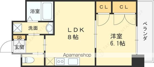 エスライズ都島の間取り写真