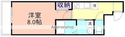 和歌山県和歌山市新通３丁目[1K/29.08m2]の間取図