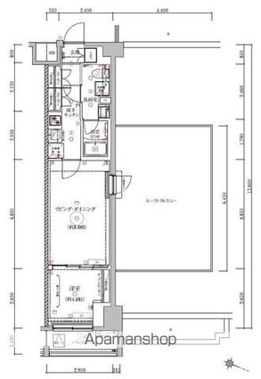 ベルシード板橋本町プレミアⅡ[1LDK/36.73m2]の間取図