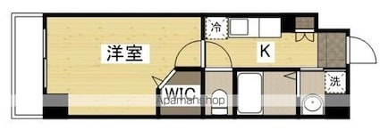 Ｌｅｇｅｎｄ　Ｐａｌａｃｅ[1K/26.07m2]の間取図