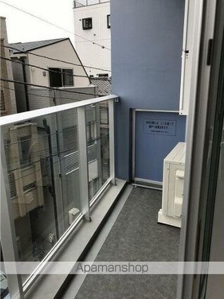 ドゥーエ西大島Ⅲ[1K/25.73m2]のバルコニー