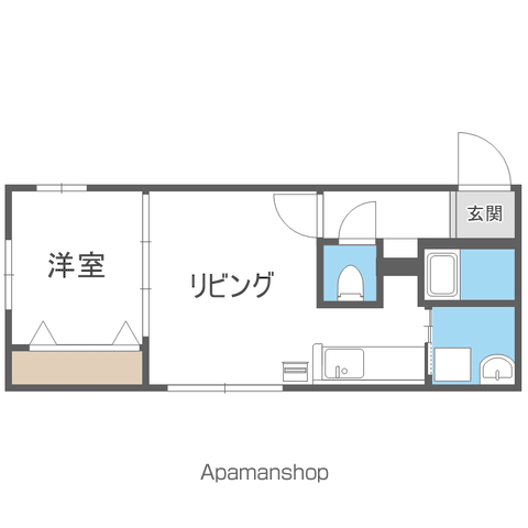 セカンドアベニューAの間取り写真