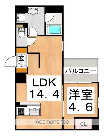 グランエクラ 勝山南の間取り写真