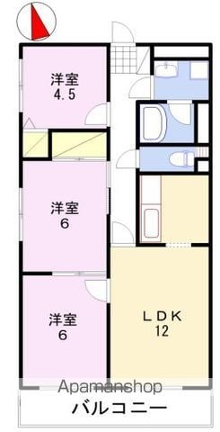セレニティ飾東の間取り写真
