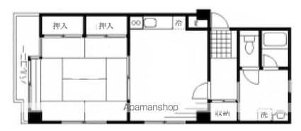 東京都中野区中央３丁目[1LDK/53.08m2]の間取図