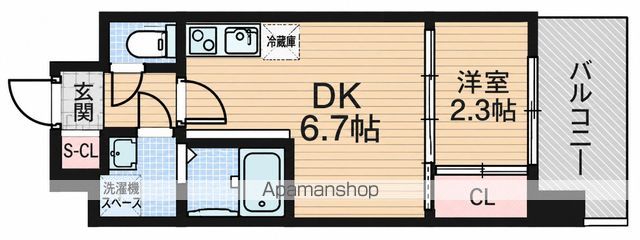 ALIVIS東三国の間取り写真