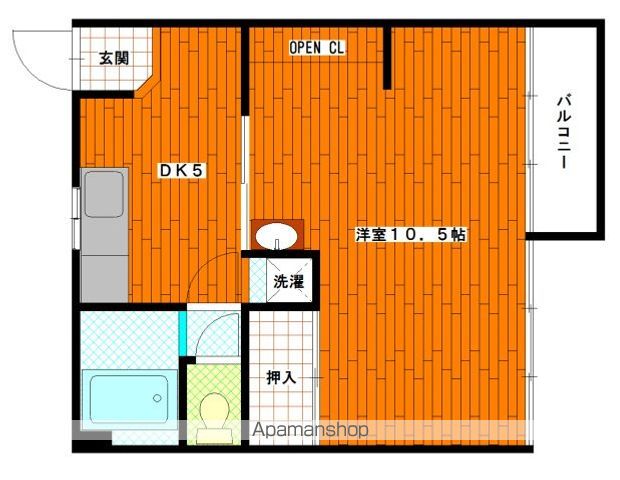 みさきマンションの間取り写真
