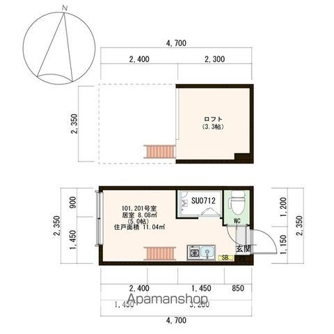 サンティア高円寺の間取り写真