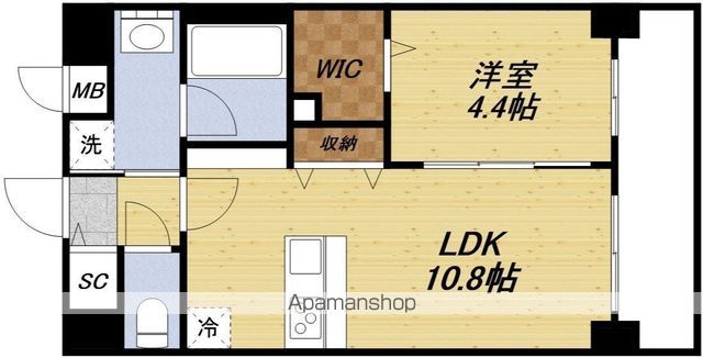 スプランディッド新大阪VIIIの間取り写真