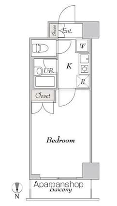 ＢｌｕＲｏｃｋ秋葉原[1K/22.65m2]の間取図