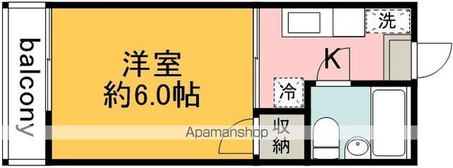 五月女ハイツの間取り写真