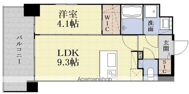 S−RESIDENCE江坂FOCALの間取り写真