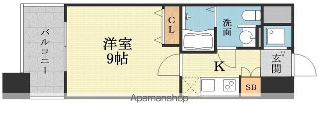 プラウドフラット新大阪の間取り写真