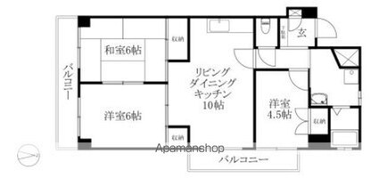マンション南小坂[3LDK/67.66m2]の間取図