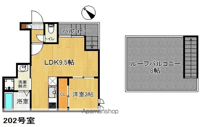 GRANDTIC AK 千早の間取り写真