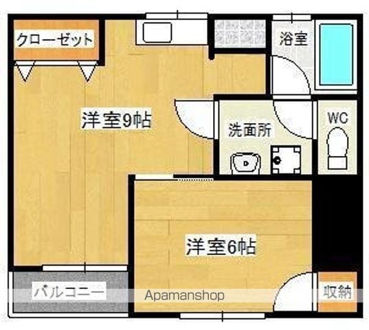 コーポ菊永の間取り写真