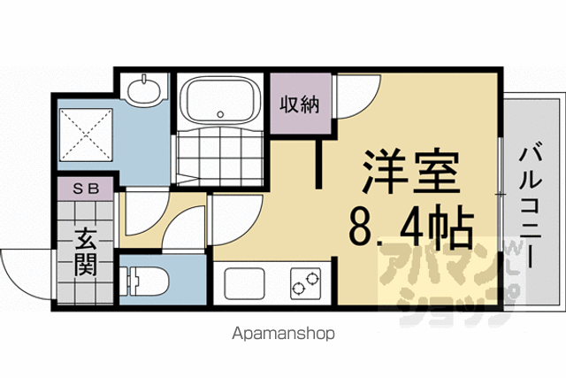 EXCEED御所東の間取り写真