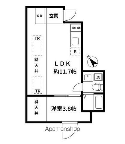 杉並区井草のマンションの間取り