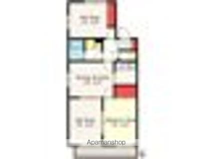 東京都世田谷区用賀１丁目[3DK/57.49m2]の間取図