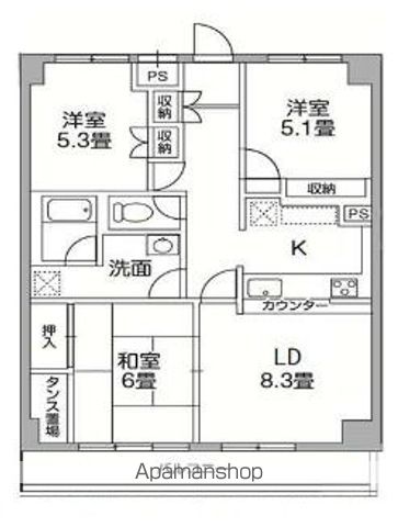 【Ｔ’Ｓ　ＧＡＲＤＥＮ稲城の間取り】