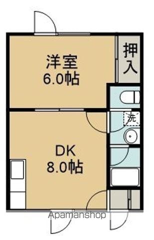 亀田タウンハイツの間取り写真