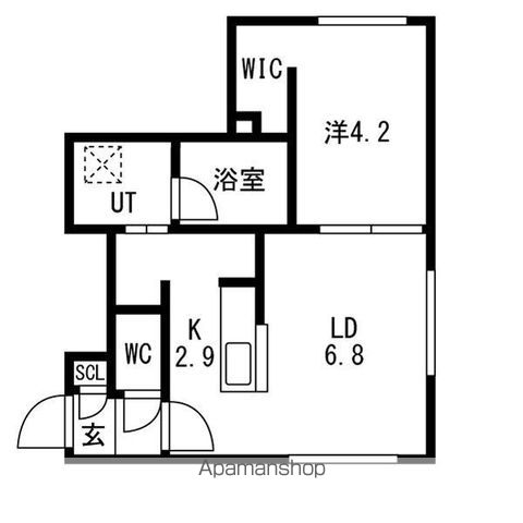 KIII南9条の間取り写真