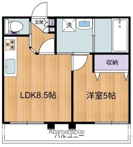 醍醐マンションの間取り写真
