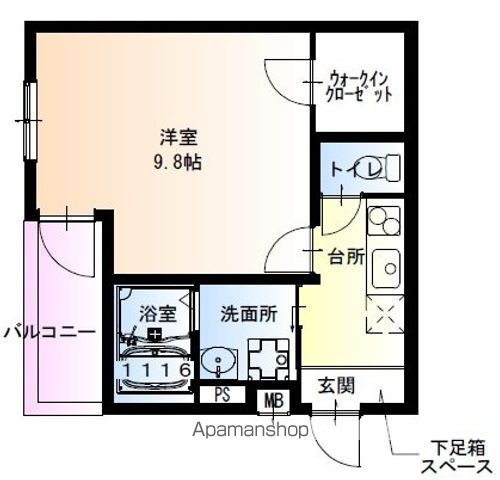 フジパレス中加賀屋V番館の間取り写真