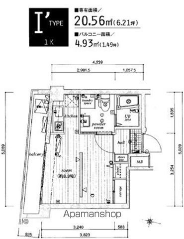 ヴェルステージ中野新橋IIの間取り写真