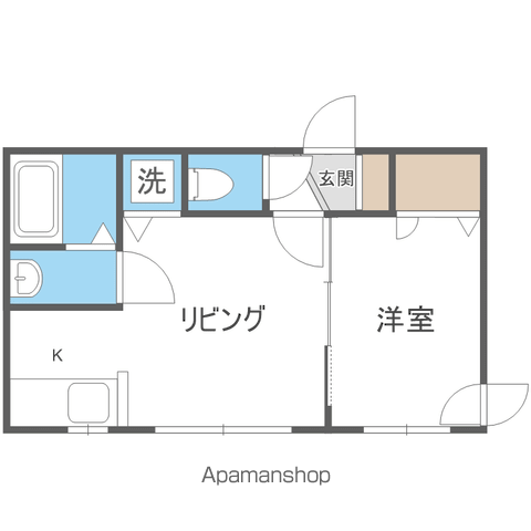 FLATS LIDO菊水の間取り写真