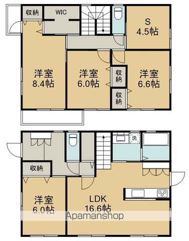 荒井７丁目貸家の間取り