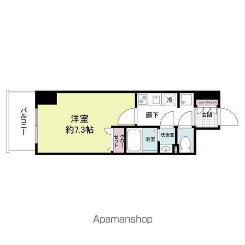 アプリーレ松屋町の間取り写真