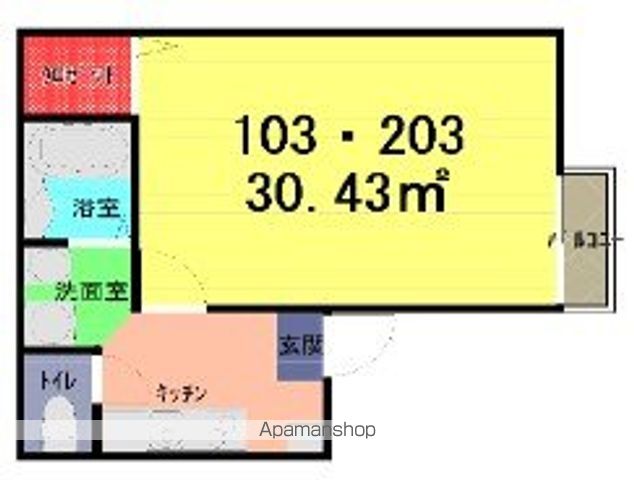 【アークシティ川間の間取り】