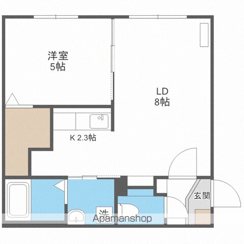 アルス新道東の間取り写真