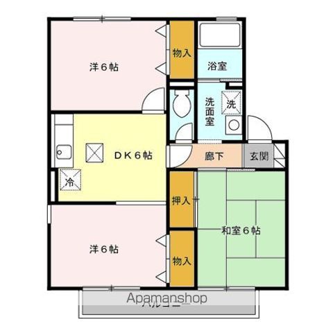 クレストパーク南大沢の間取り写真