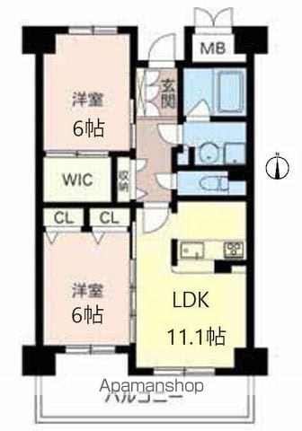 パストラル光町の間取り写真
