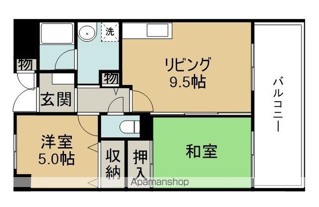 グリーンハイツ清風の間取り写真