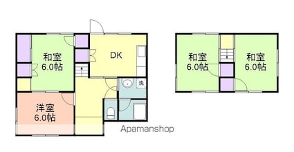 小雑賀戸建[4DK/72.86m2]の間取図