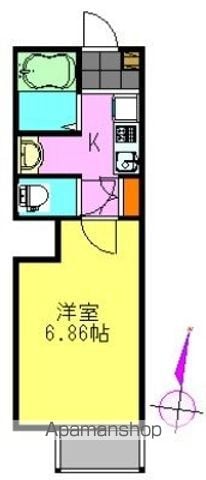 仮)道野辺共同住宅の間取り写真