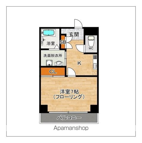SOLEIL ATAGOの間取り写真