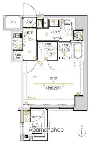 アルテシモノルガの間取り