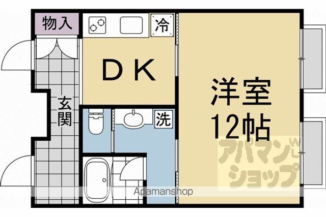 パティオ北白川の間取り写真