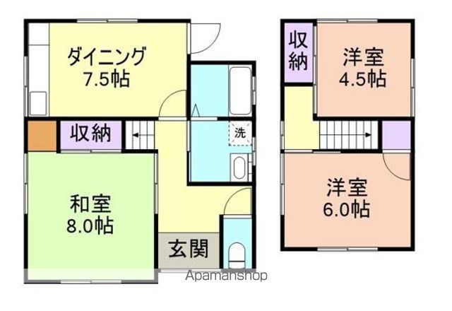 【和歌山市西庄の戸建ての間取り】