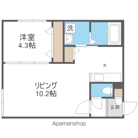 HERO YAMAHANA2の間取り写真