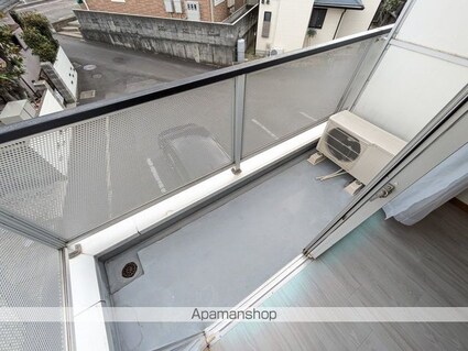 シングル花夢[1K/25.65m2]のバルコニー