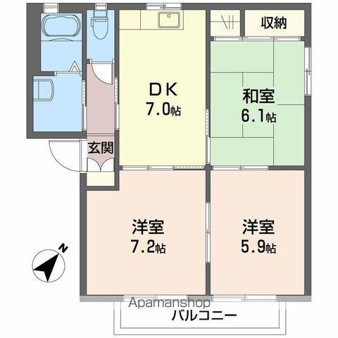 アダージョン C棟の間取り写真